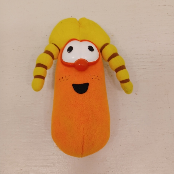 Plush VeggieTales Laura carrot Gibson big idea inc. - Picture 1 of 2